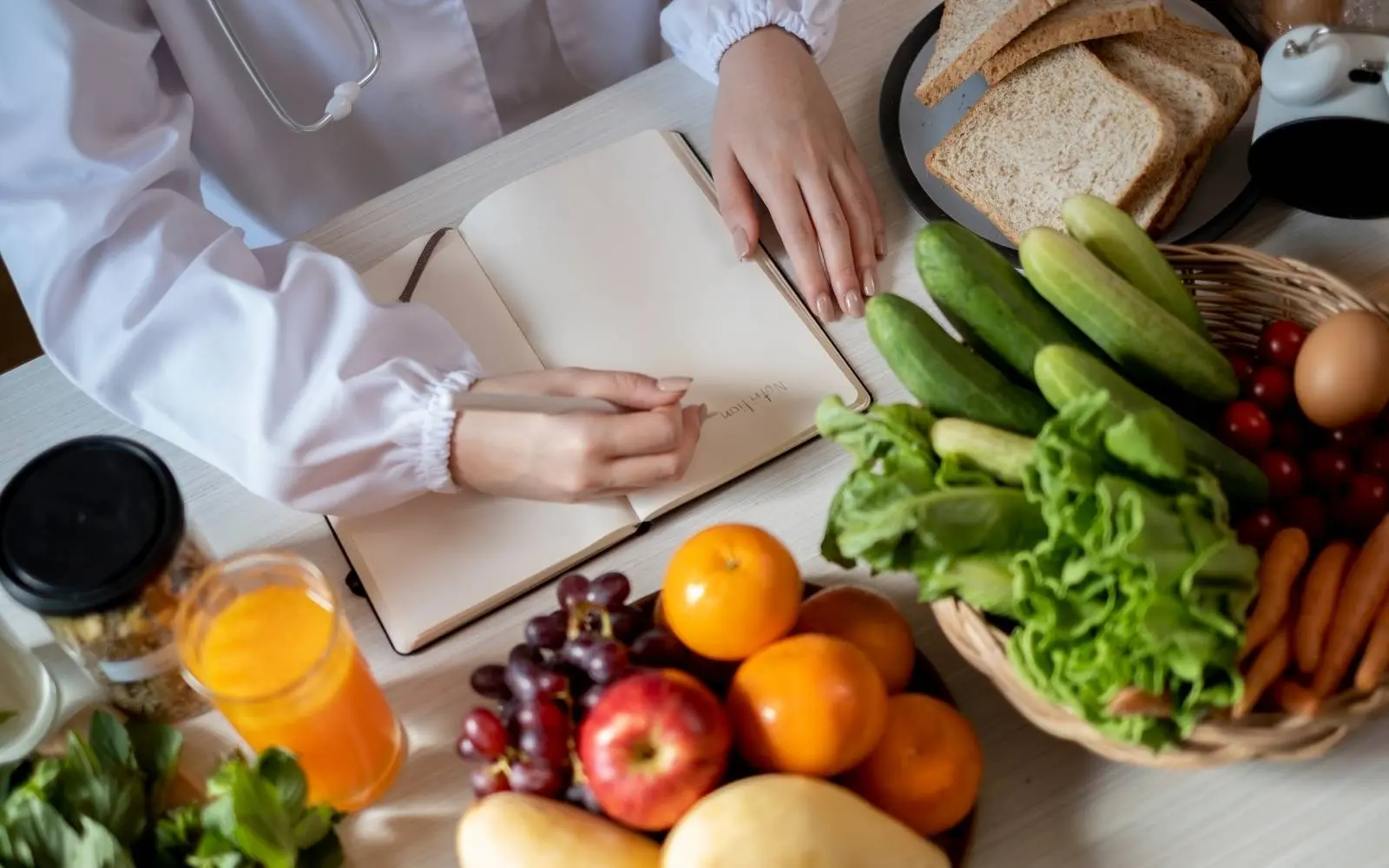 Fresh produce for digestive wellness